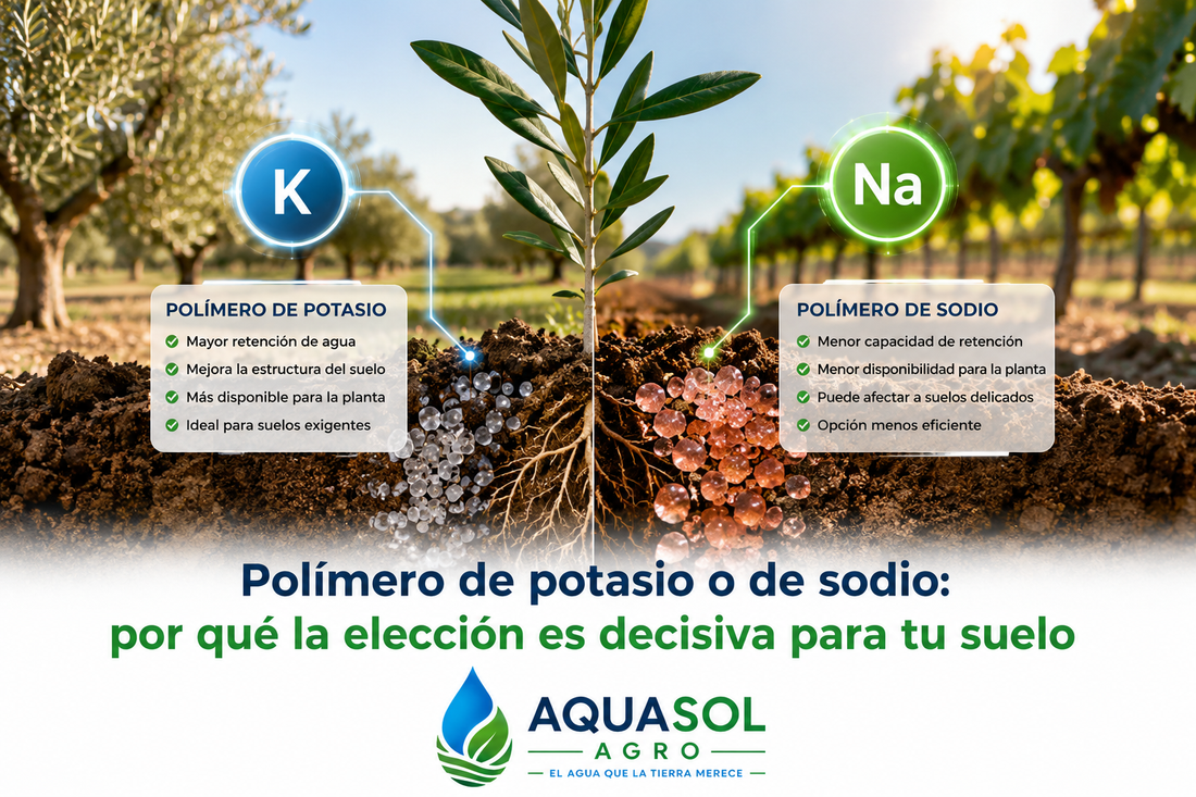 Polímero de potasio vs sodio en agricultura