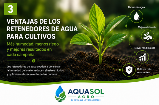 Ventajas de los retenedores de agua para cultivos