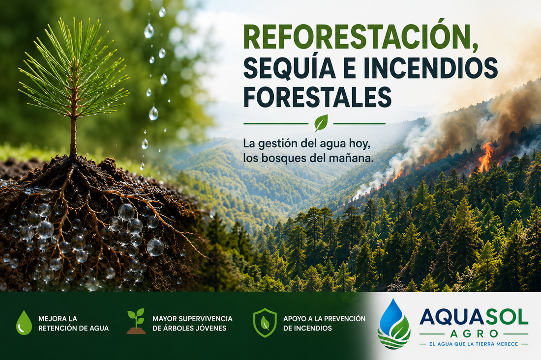 Reforestación, sequía e incendios forestales